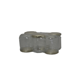 Pot en verre cylindrique 200 g 212 ml TO63 / 6